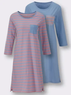 Sleepshirts im Baumwoll-Mix