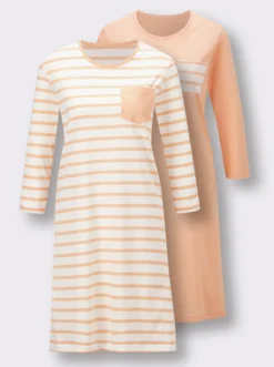 Sleepshirts im Baumwoll-Mix