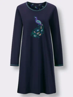 Sleepshirts mit Pfau-Motiv