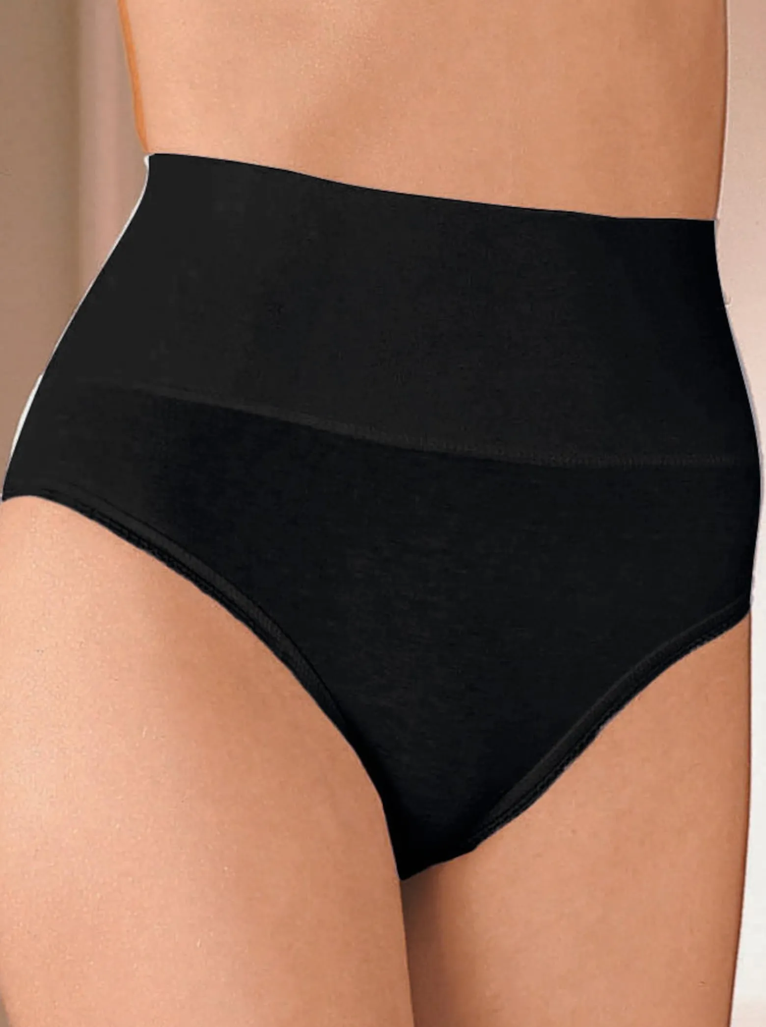 Slip mit breitem Gummibund