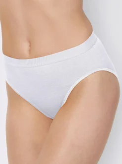 Slip mit elastischen Abschlüssen