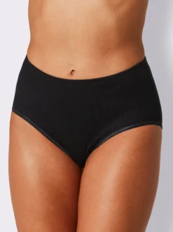 Slip mit Glanzbandeinfassung