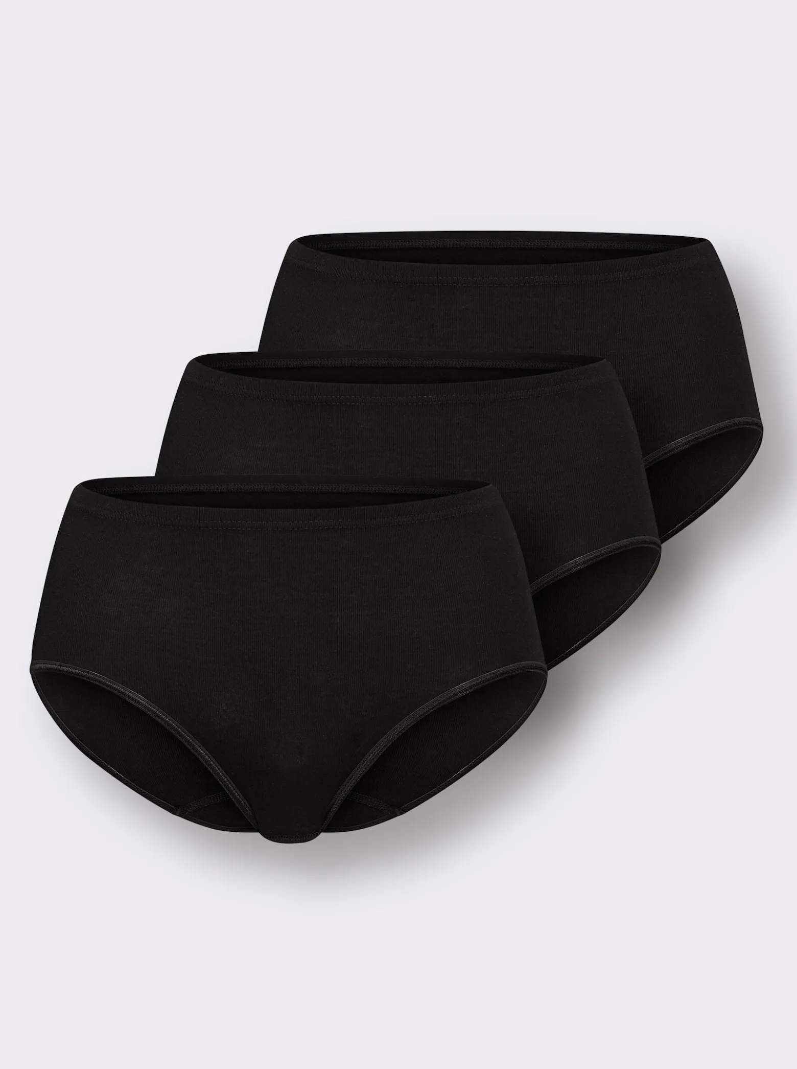 Slip mit Glanzbandeinfassung