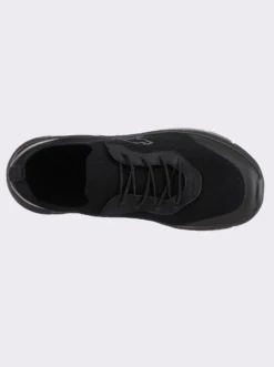 Slipper aus Mesh und Lederimitat