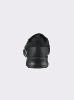 Slipper aus Mesh und Lederimitat