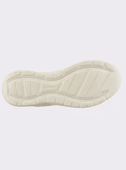 Slipper aus Mesh und Lederimitat