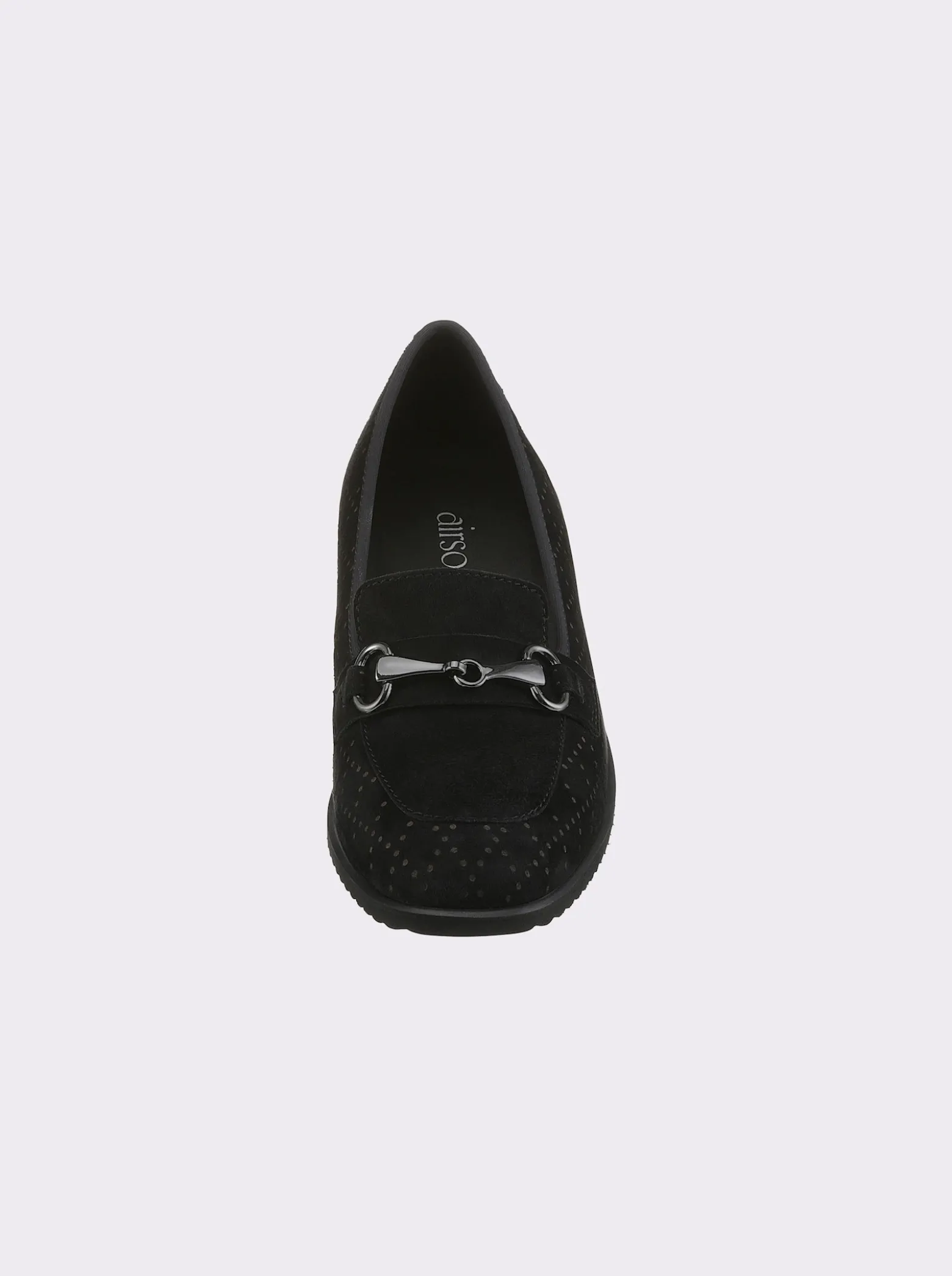 Slipper geprägtes Veloursleder