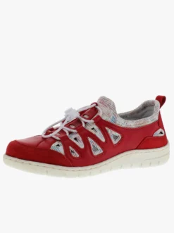 Slipper im Materialmix