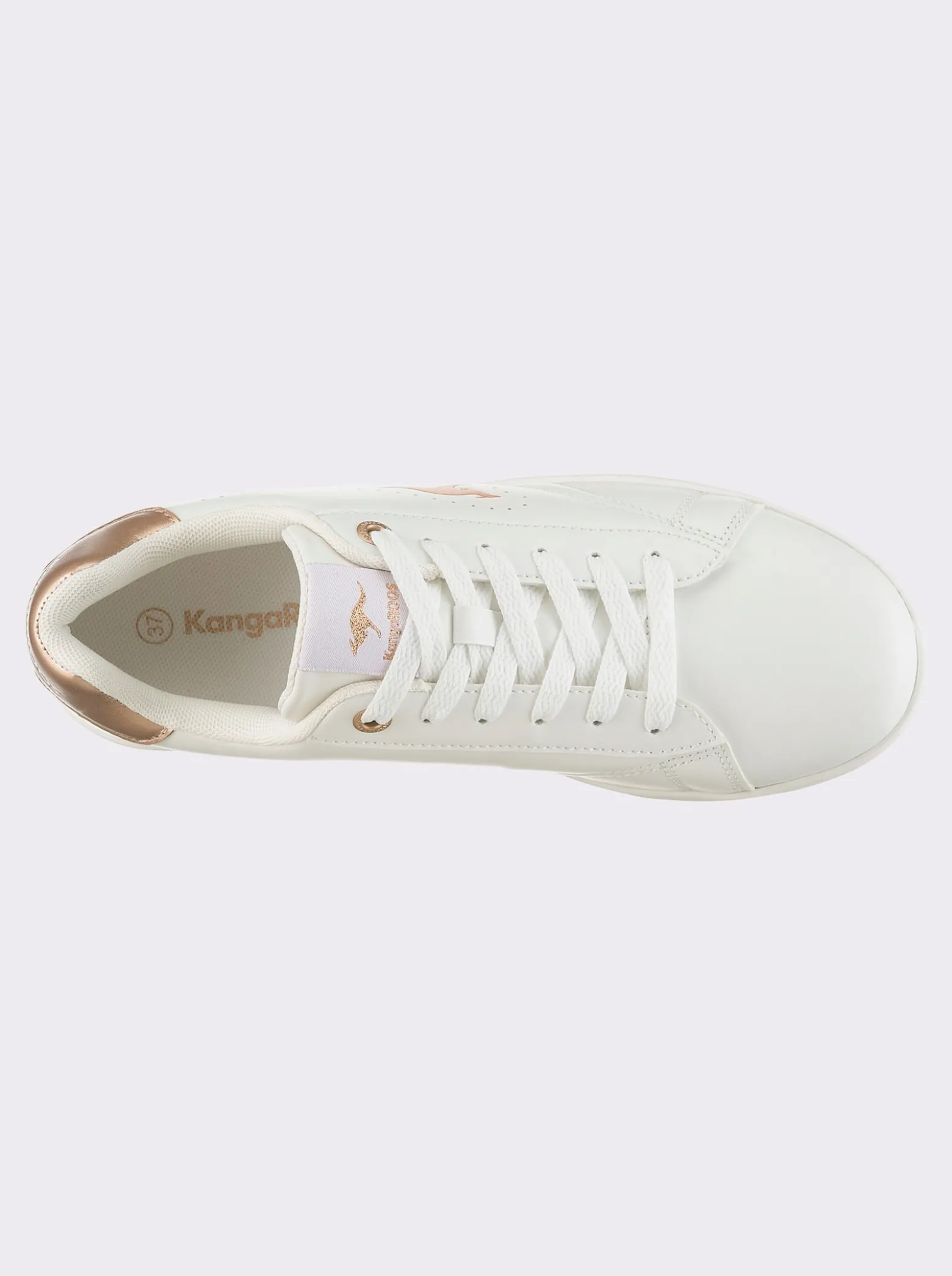 Sneaker aus Leder-Imitat, von KangaROOS