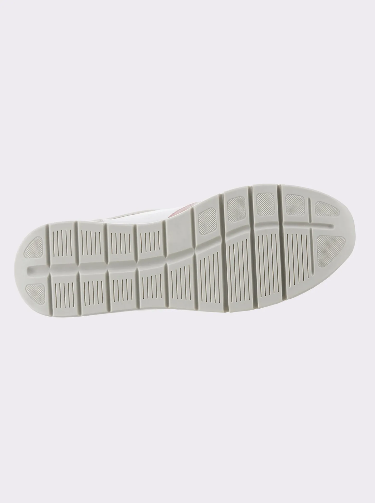 Sneaker im Mix aus Glatt- und Veloursleder