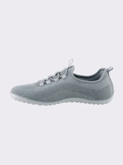 Sneaker mit flacher Gummi-Laufsohle