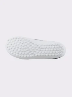 Sneaker mit flacher Gummi-Laufsohle