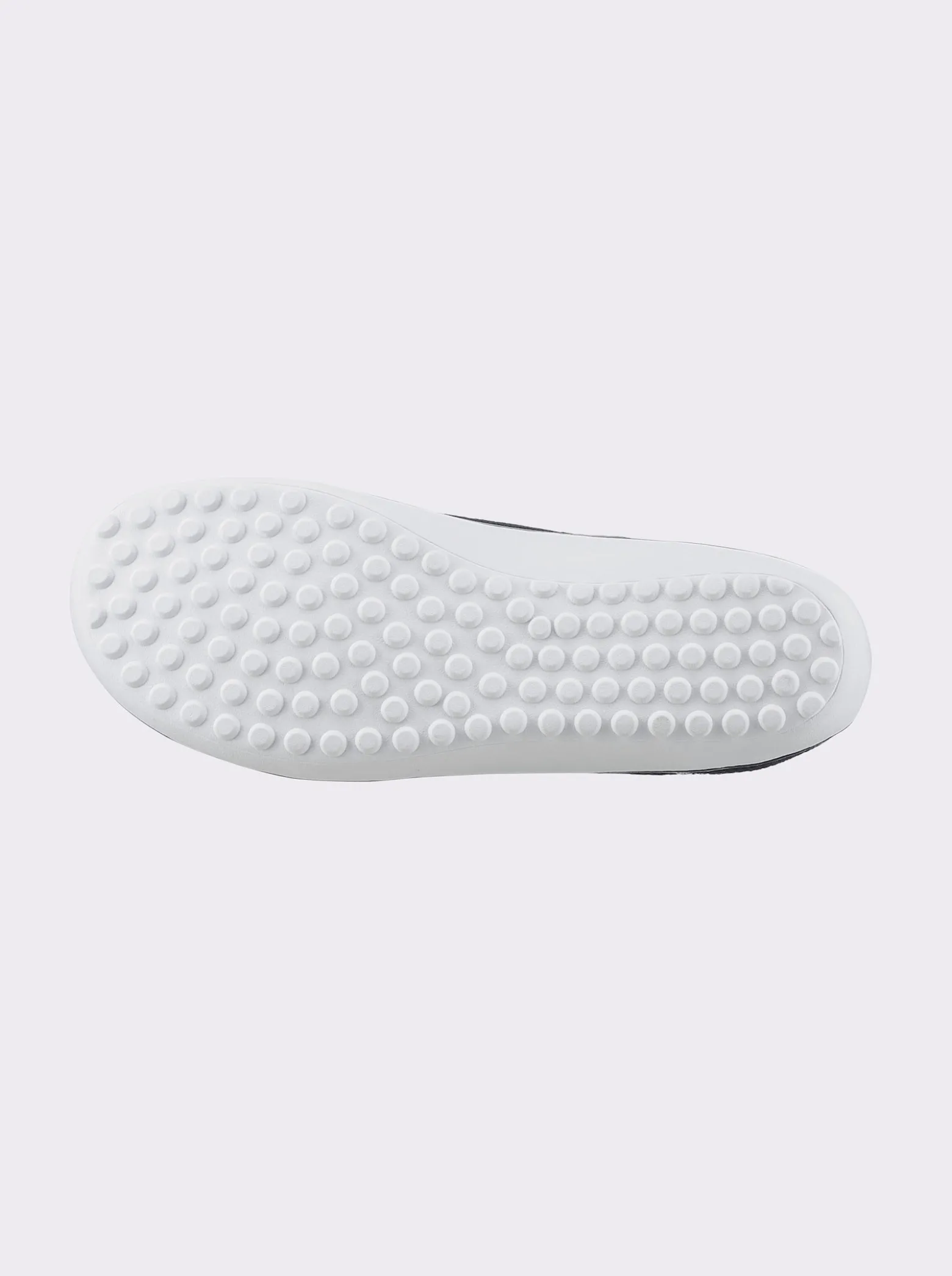 Sneaker mit flacher Gummi-Laufsohle
