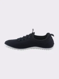Sneaker mit flacher Gummi-Laufsohle