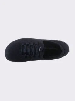 Sneaker mit flacher Gummi-Laufsohle