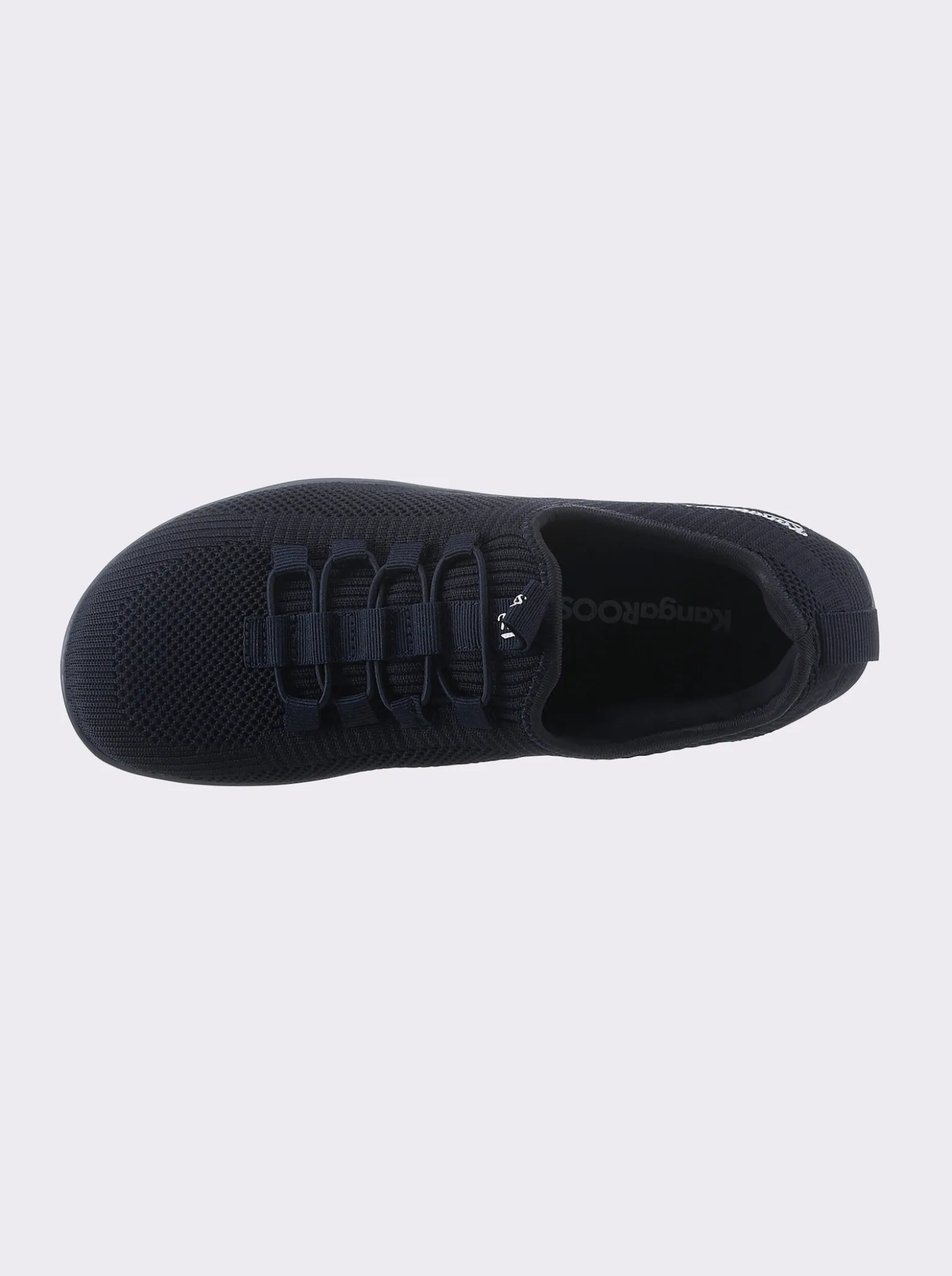 Sneaker mit flacher Gummi-Laufsohle