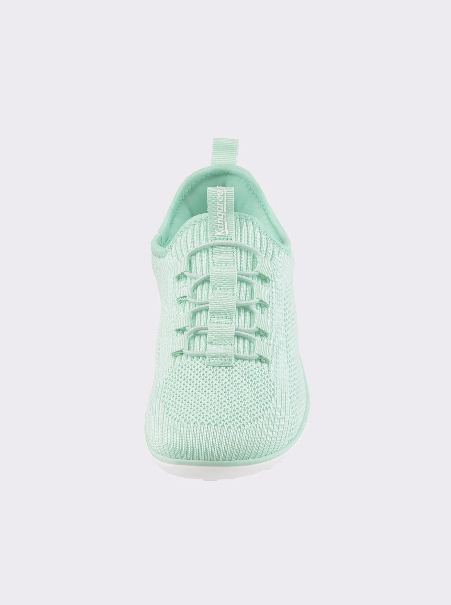 Sneaker mit flacher Gummi-Laufsohle