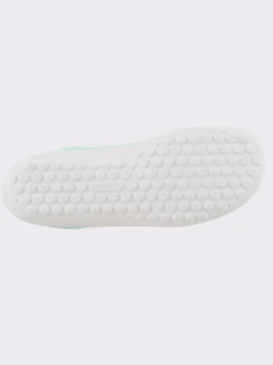 Sneaker mit flacher Gummi-Laufsohle