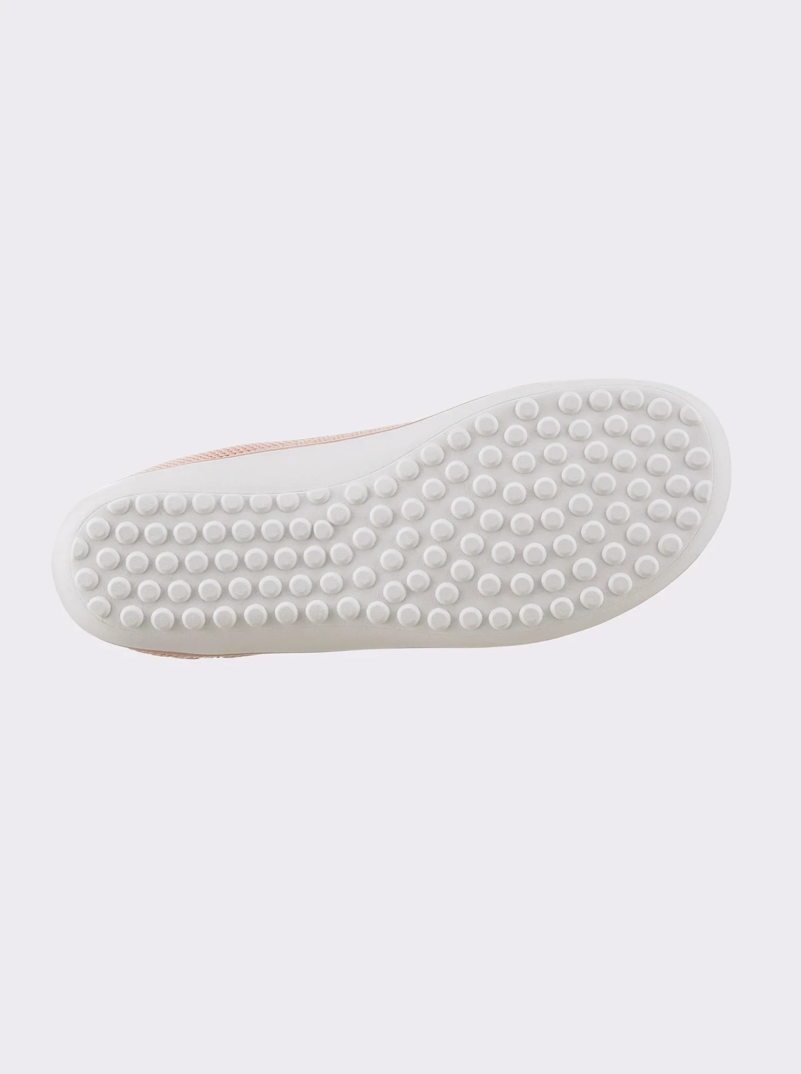 Sneaker mit flacher Gummi-Laufsohle