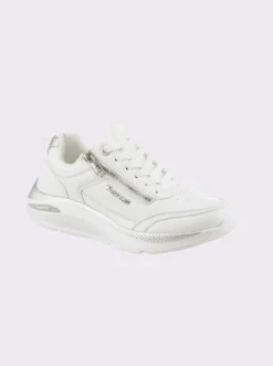 Sneaker mit metallisch schimmernden Akzenten