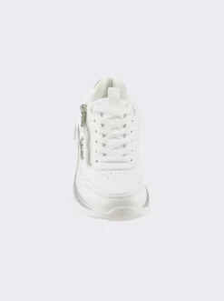 Sneaker mit metallisch schimmernden Akzenten