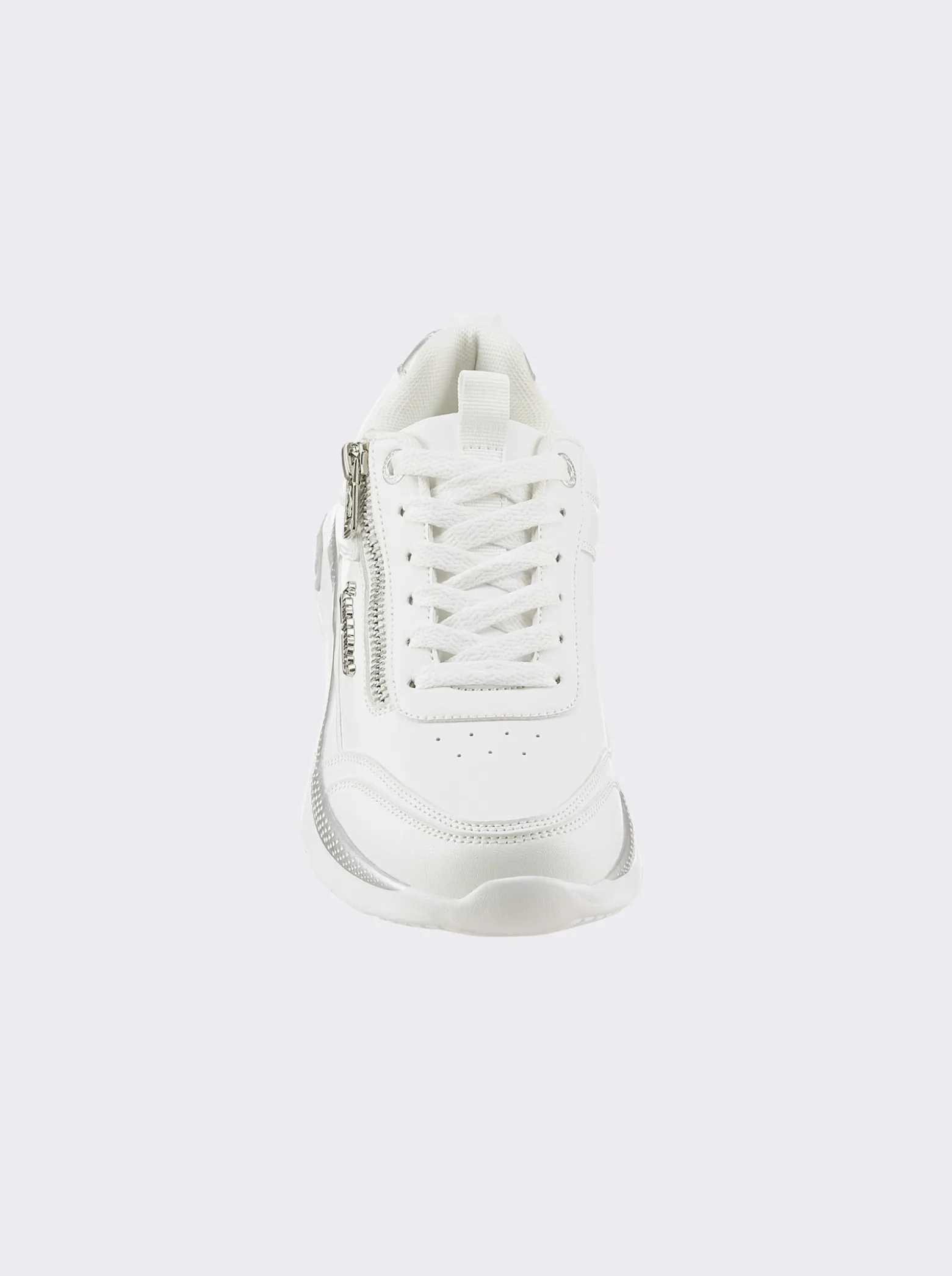 Sneaker mit metallisch schimmernden Akzenten