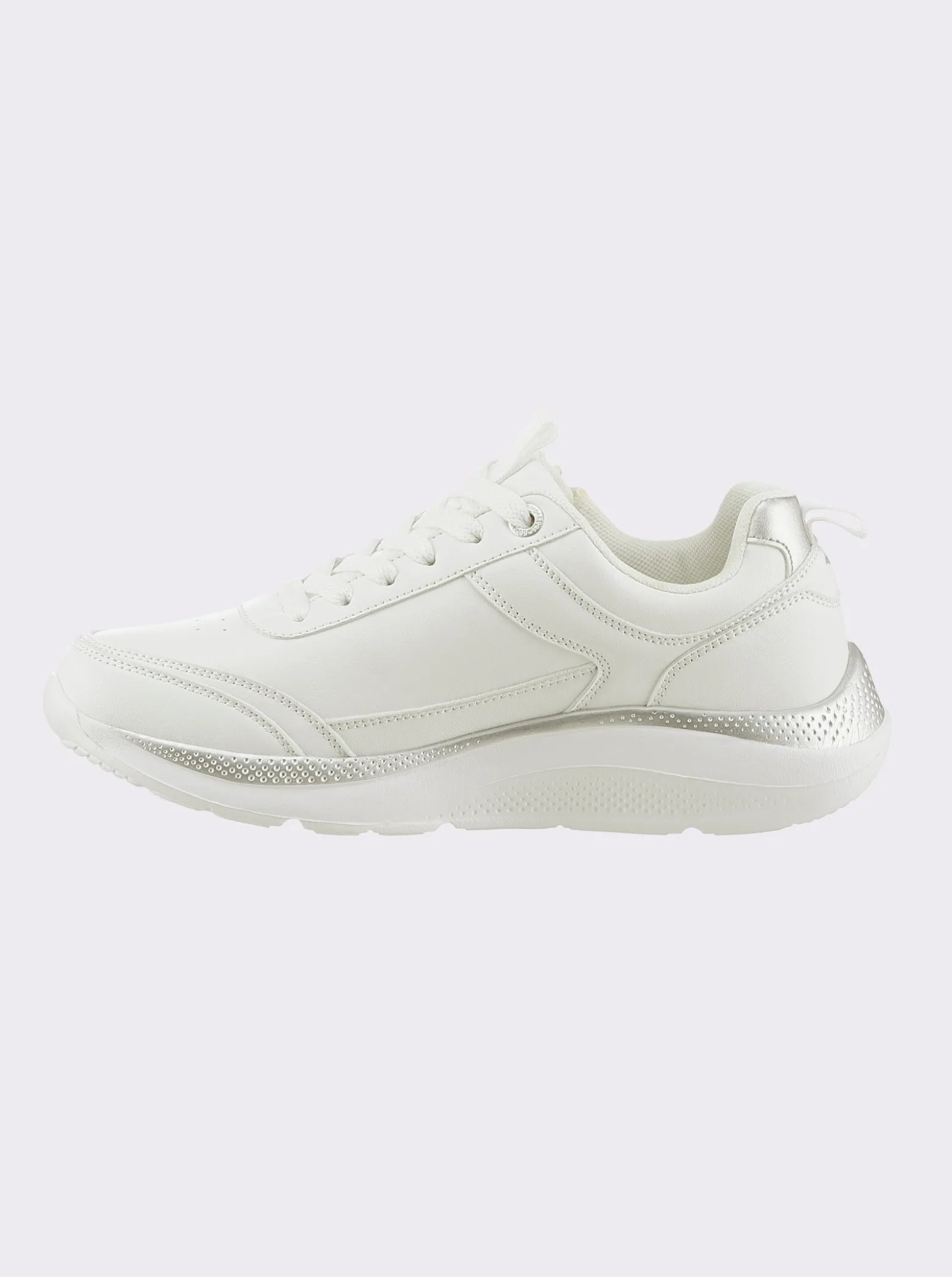 Sneaker mit metallisch schimmernden Akzenten