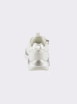 Sneaker mit metallisch schimmernden Akzenten