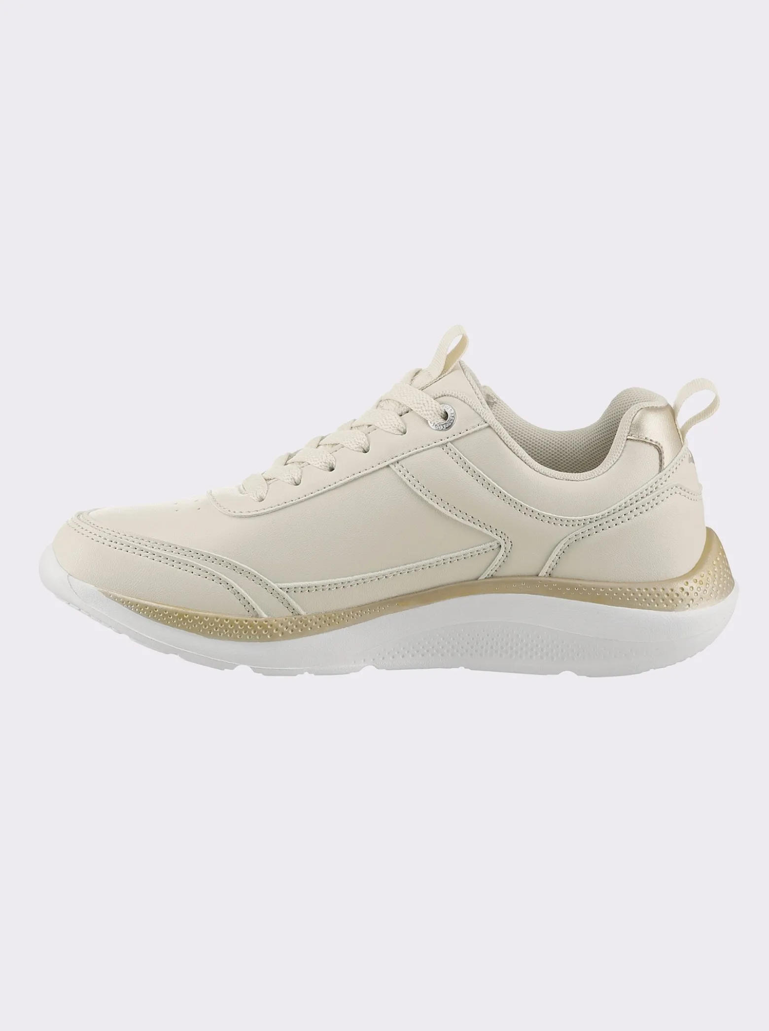 Sneaker mit metallisch schimmernden Akzenten