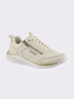 Sneaker mit metallisch schimmernden Akzenten