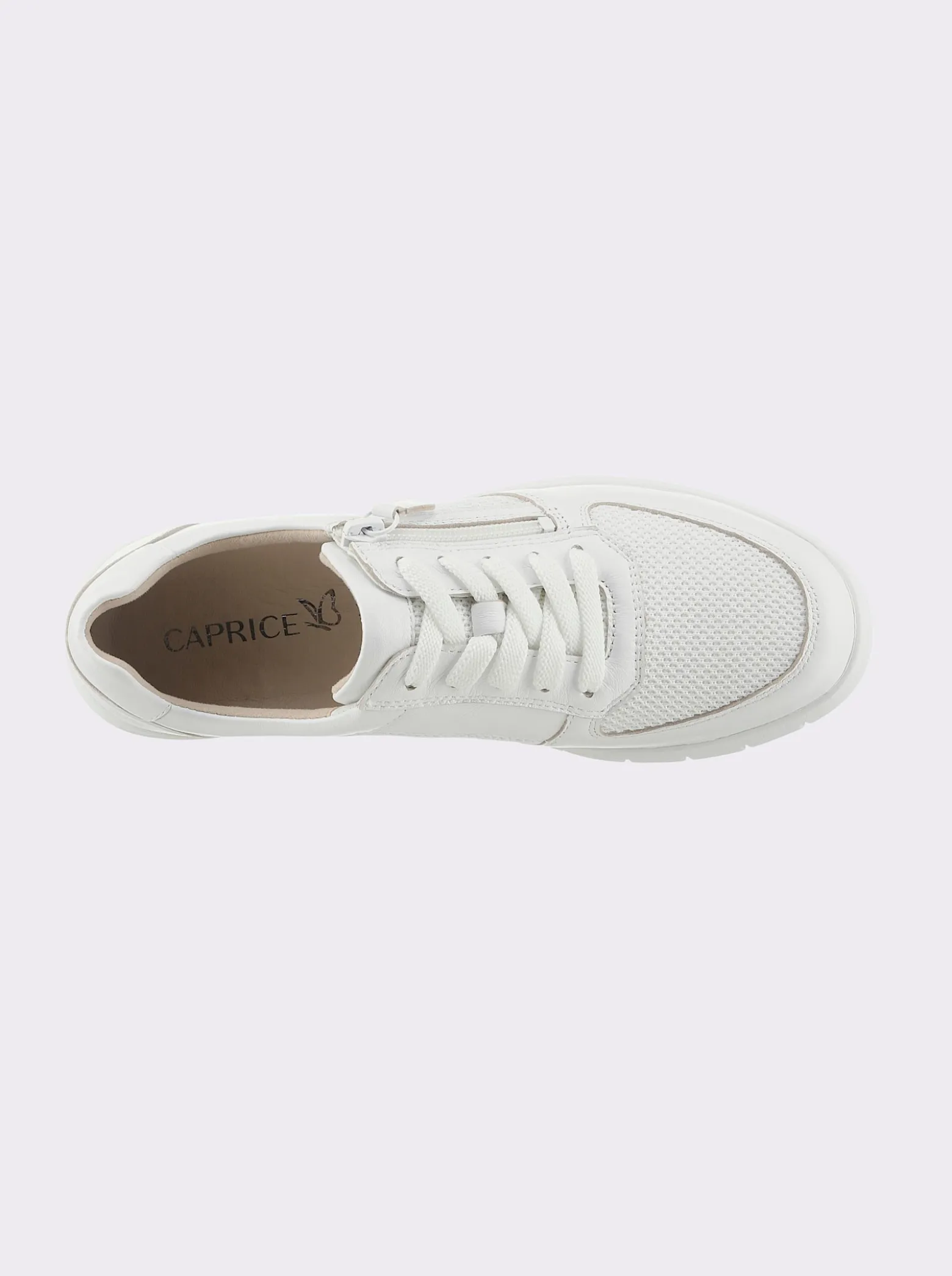Sneaker mit seitlichem Reißverschluss