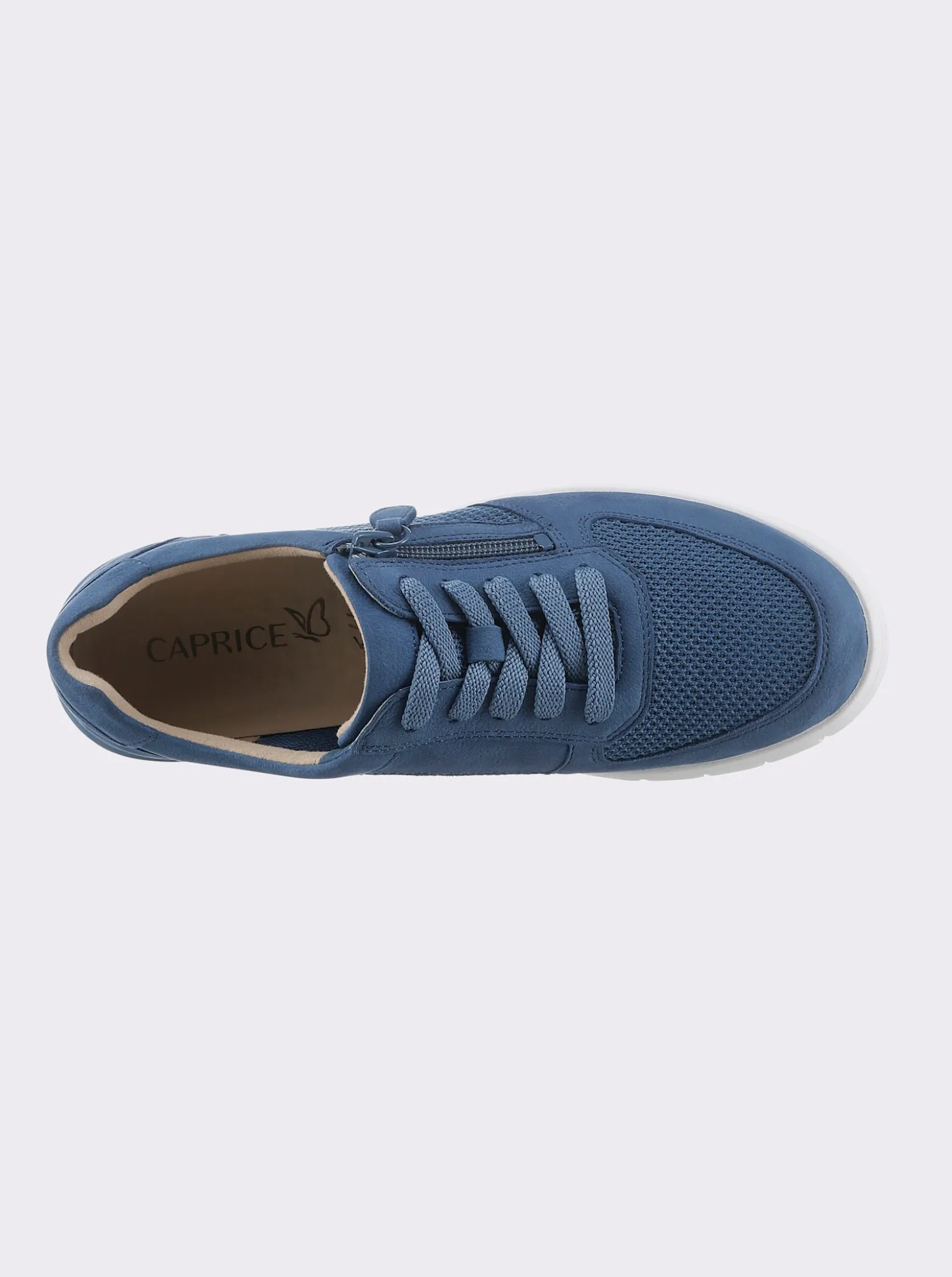 Sneaker mit seitlichem Reißverschluss
