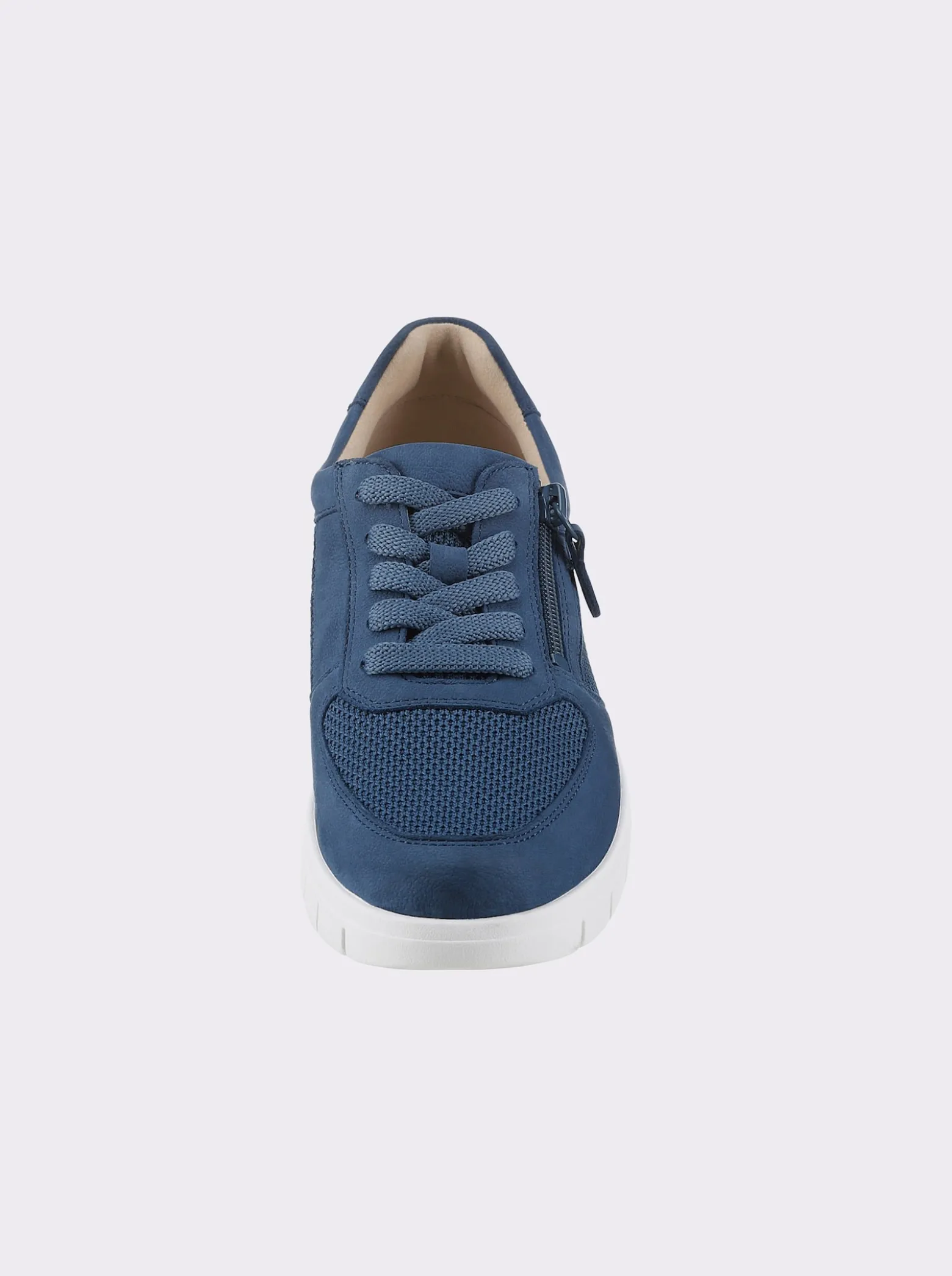 Sneaker mit seitlichem Reißverschluss