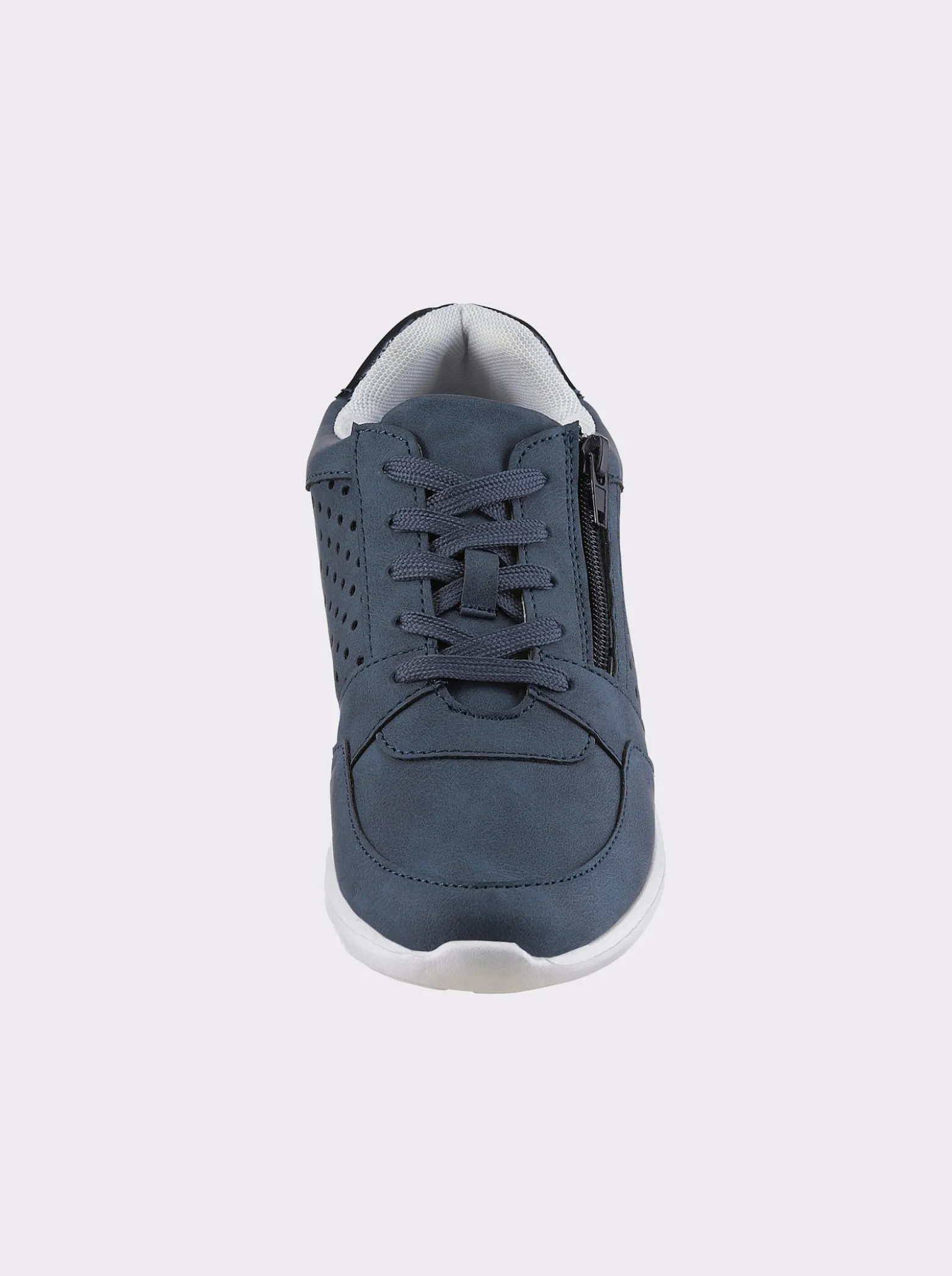 Sneaker mit seitlichem Reißverschluss