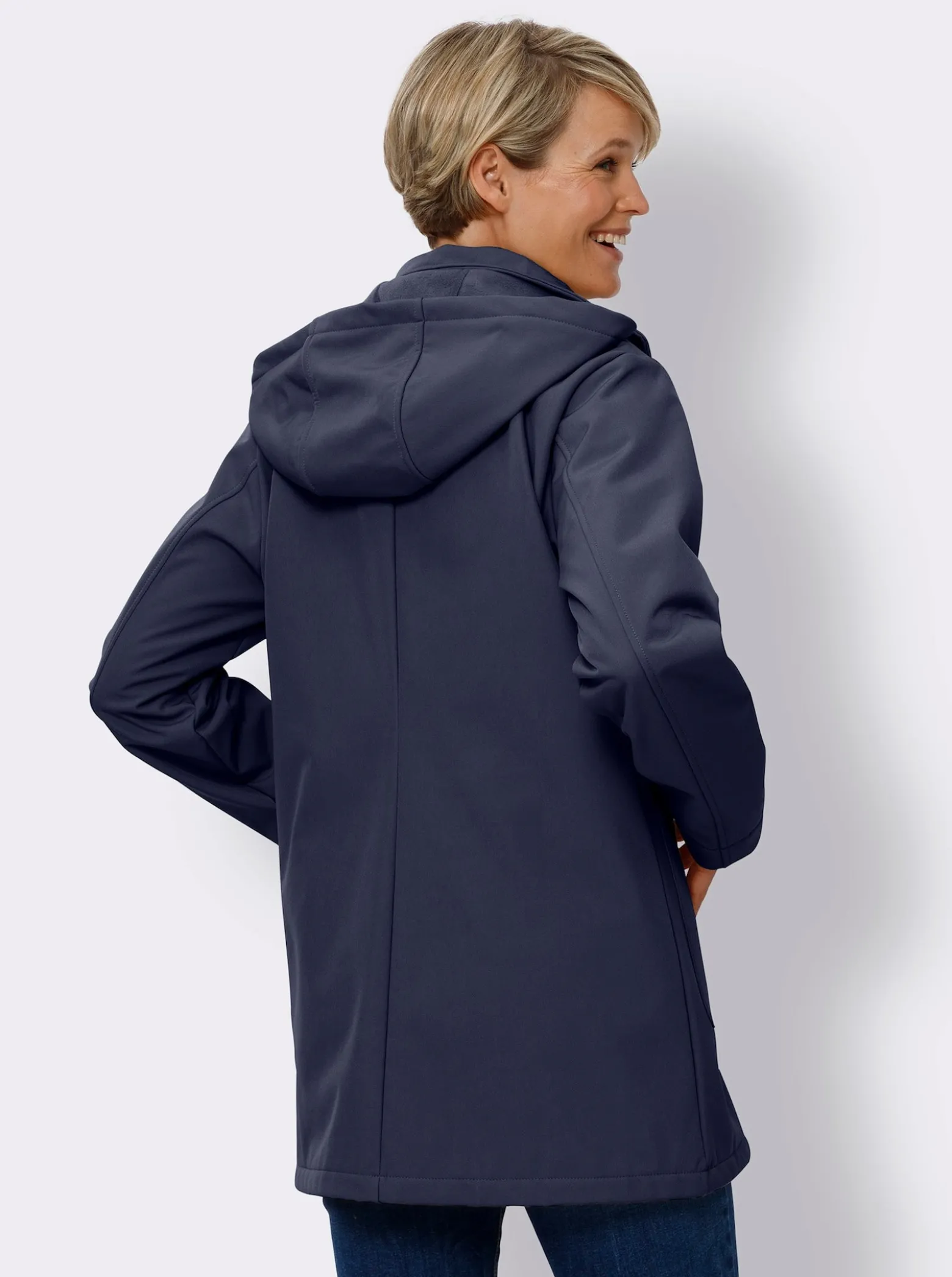 Softshelljacke mit Fleece-Futter