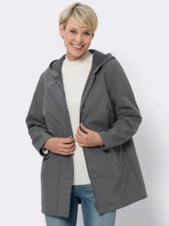 Softshelljacke mit Kapuze