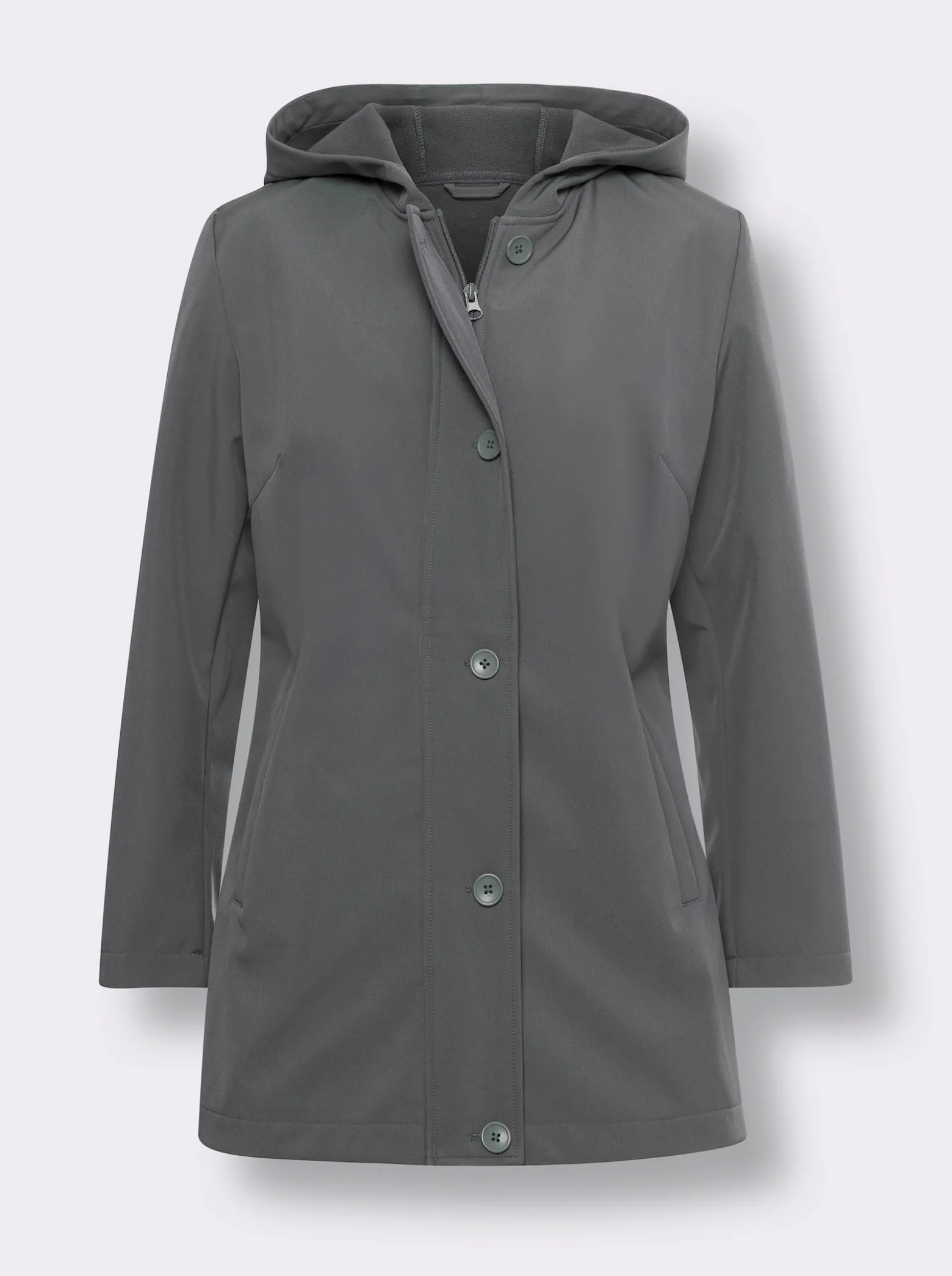 Softshelljacke mit Kapuze