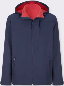 Softshelljacke mit Kapuze