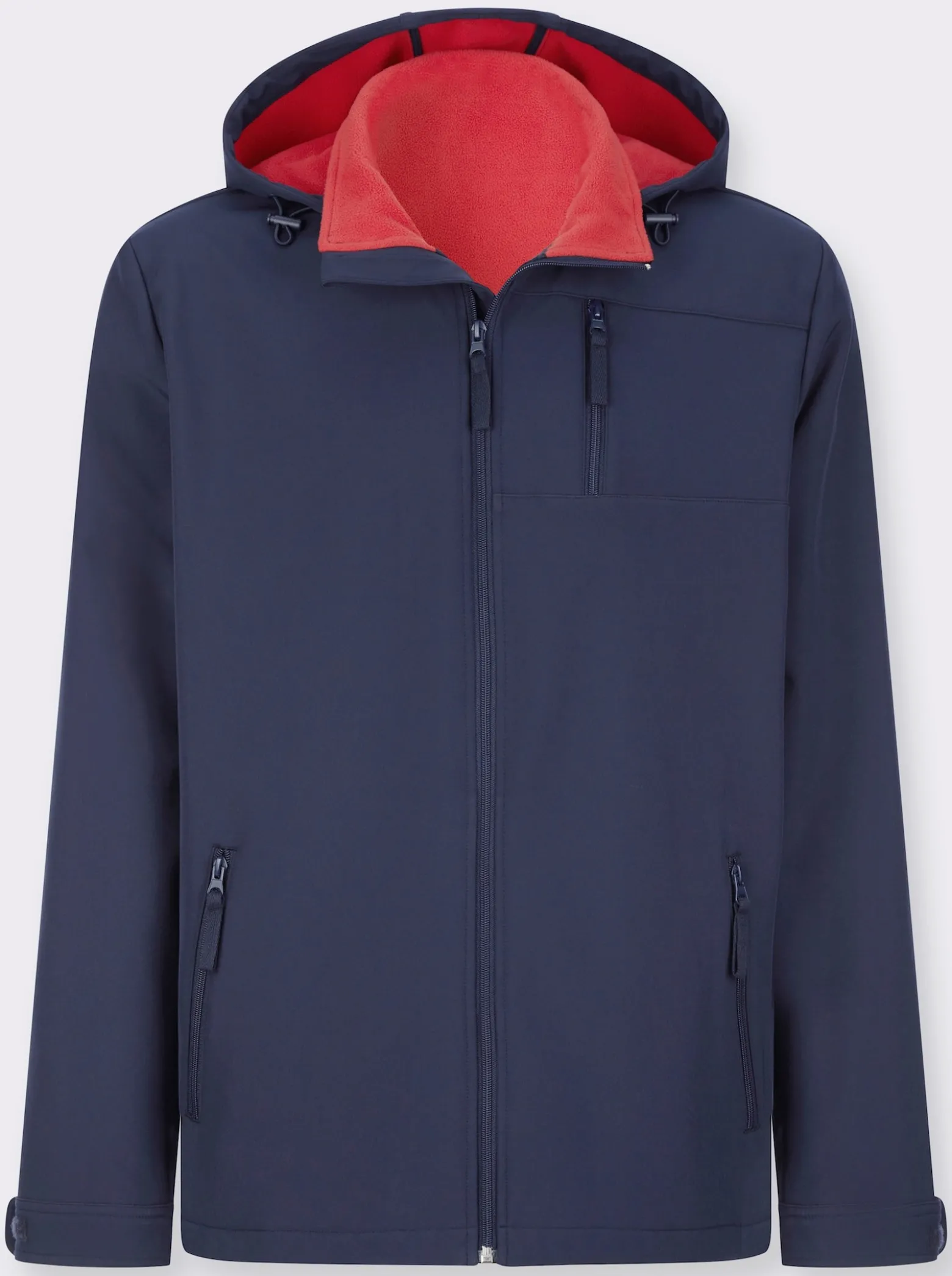 Softshelljacke mit Kapuze