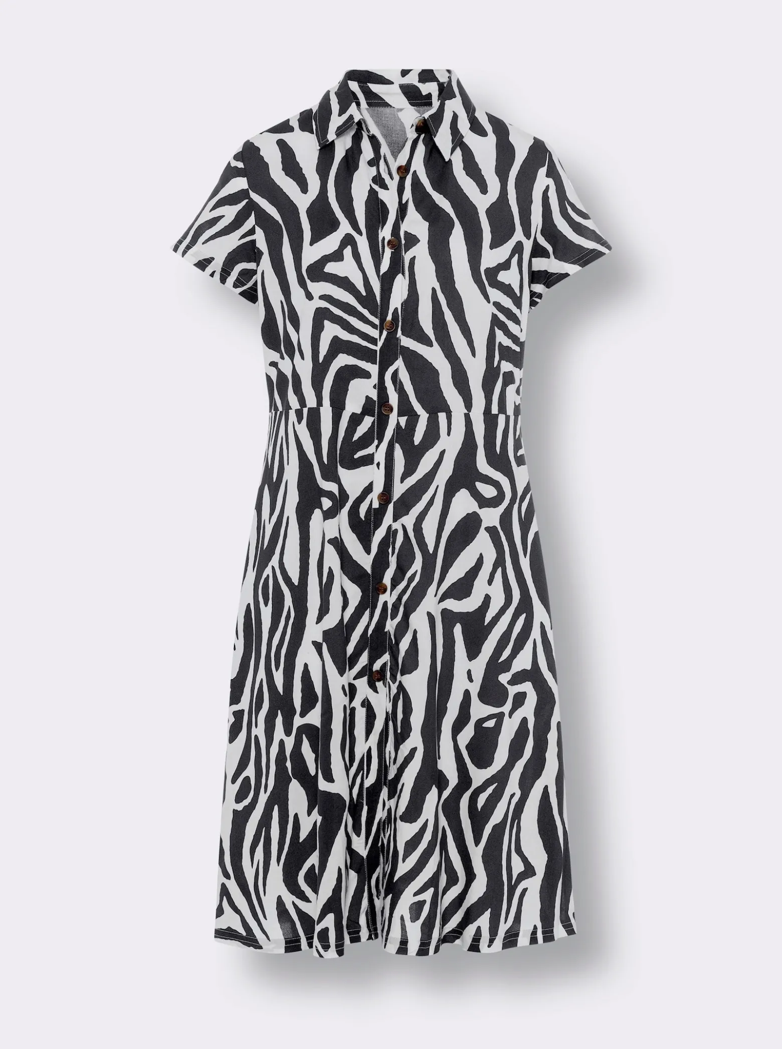 Sommerkleid im Animal-Dessin