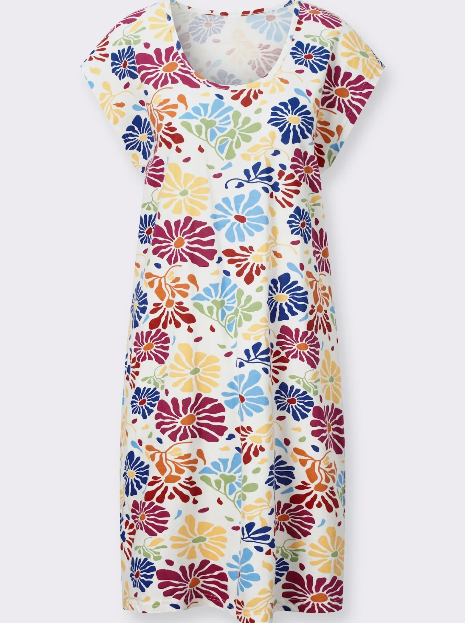 Sommerkleid im Blumen-Dessin