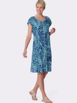 Sommerkleid in A-Form, bedruckt