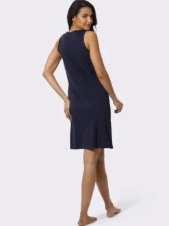 Sommerkleid in A-Form, platzierter Print