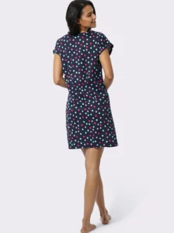 Sommerkleid in A-Form, Tupfen-Druck