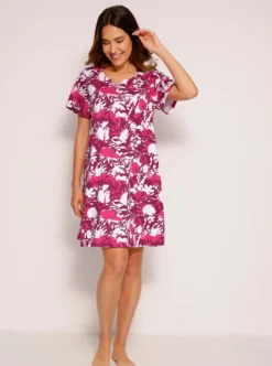 Sommerkleid in A-Linie, bedruckt