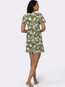 Sommerkleid in A-Linie, bedruckt