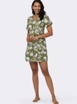 Sommerkleid in A-Linie, bedruckt