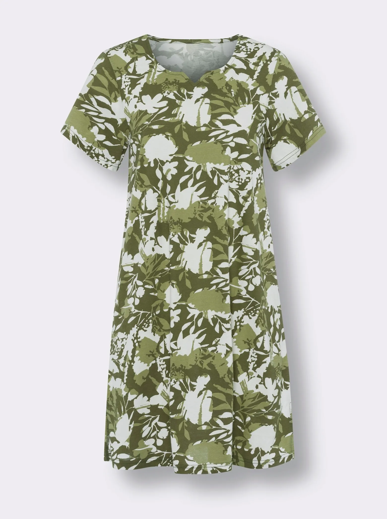Sommerkleid in A-Linie, bedruckt