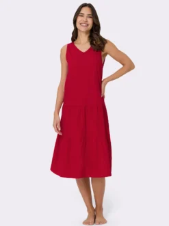 Sommerkleid mit angesetzten Volants