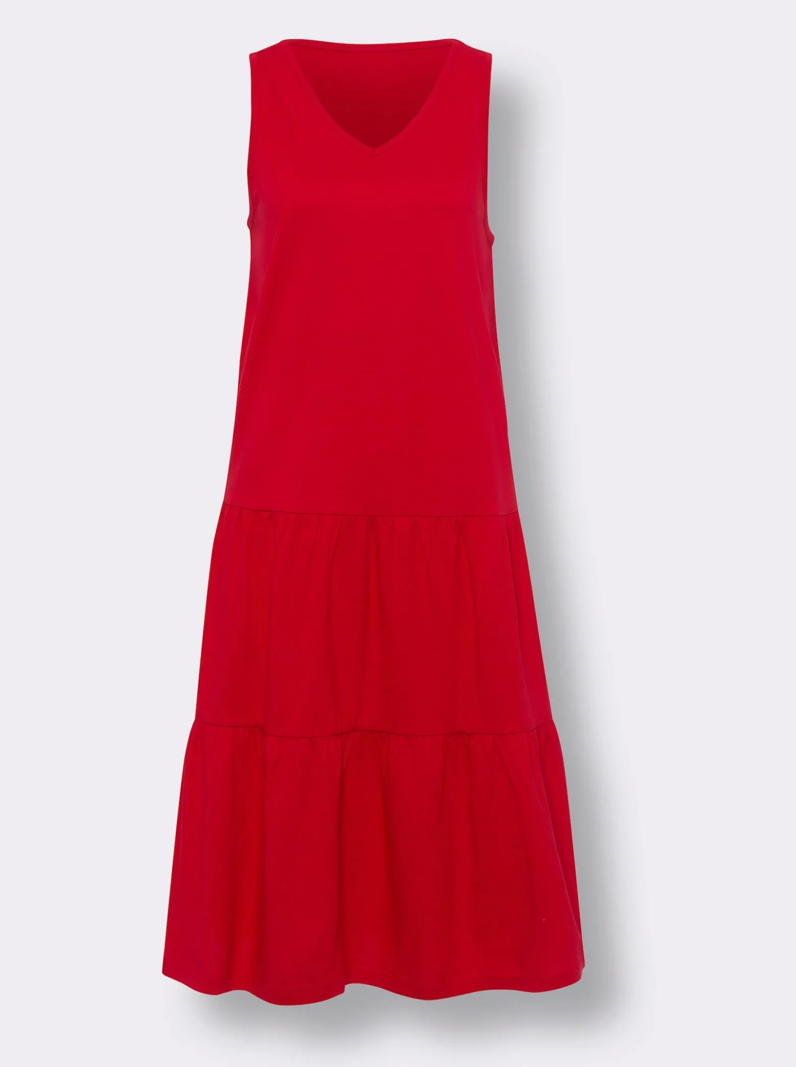 Sommerkleid mit angesetzten Volants